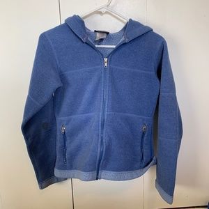 Patagonia Synchilla Heavy Fleece Full Zip Jacket W Hood 2 Tone Blue XS